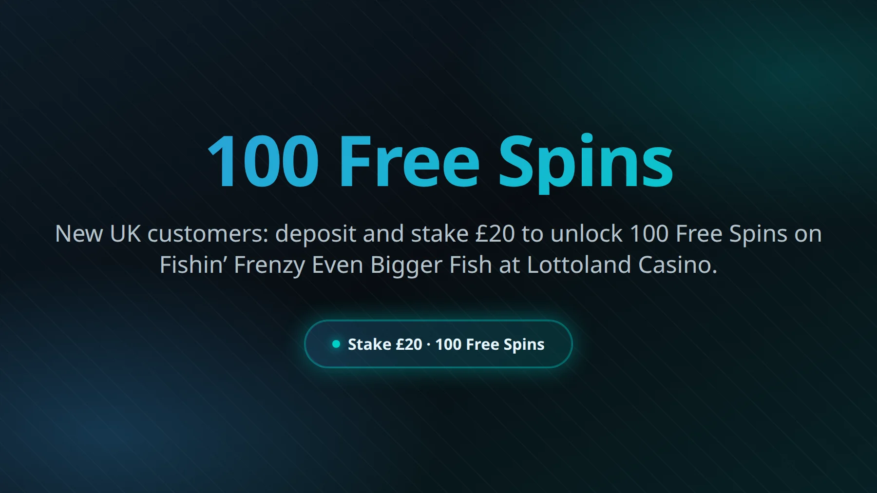 Lottoland Casino UK bonus offers and free spins promotions
